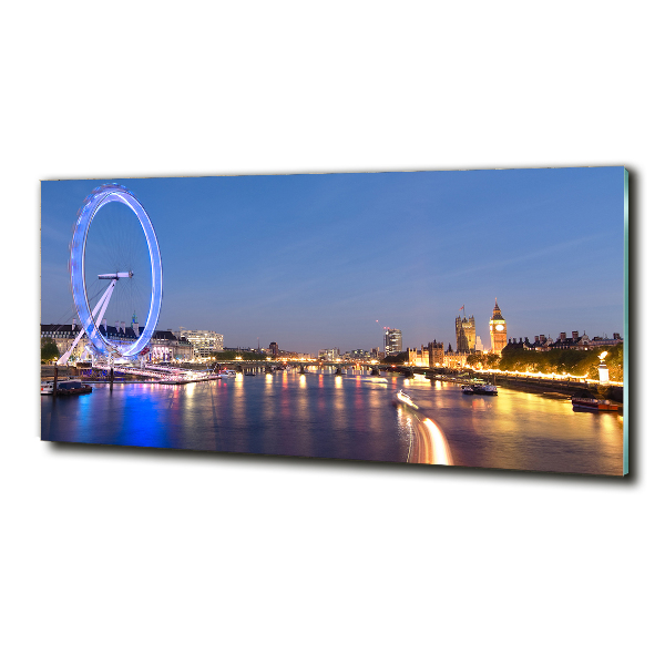 Photo printed on glass London eye london