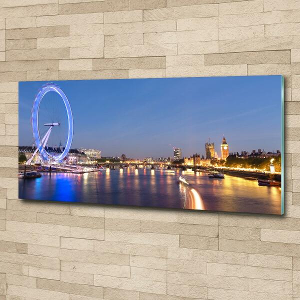 Photo printed on glass London eye london