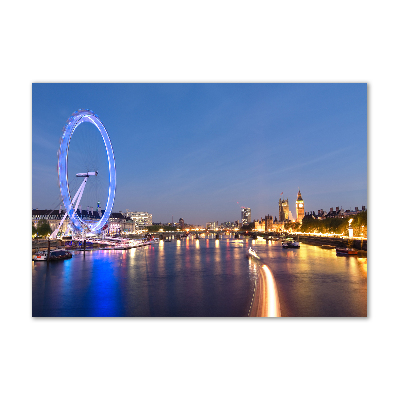 Photo printed on glass London eye london