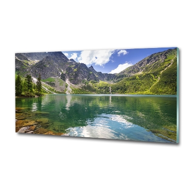 Glass picture print Morskie oko tatry