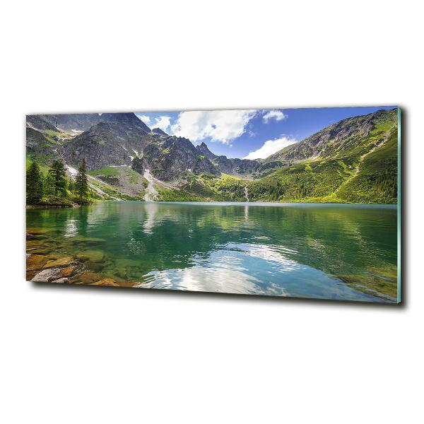 Glass picture print Morskie oko tatry