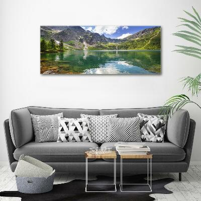 Glass picture print Morskie oko tatry