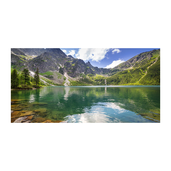 Glass picture print Morskie oko tatry