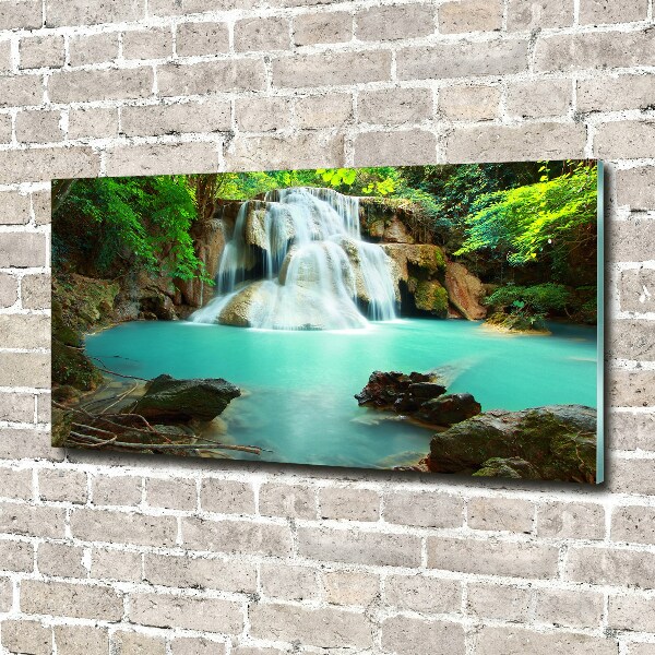 Glass picture print Cascade