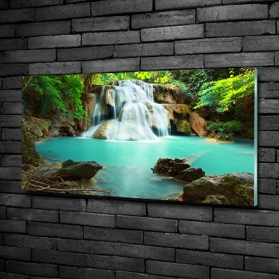 Glass picture print Cascade