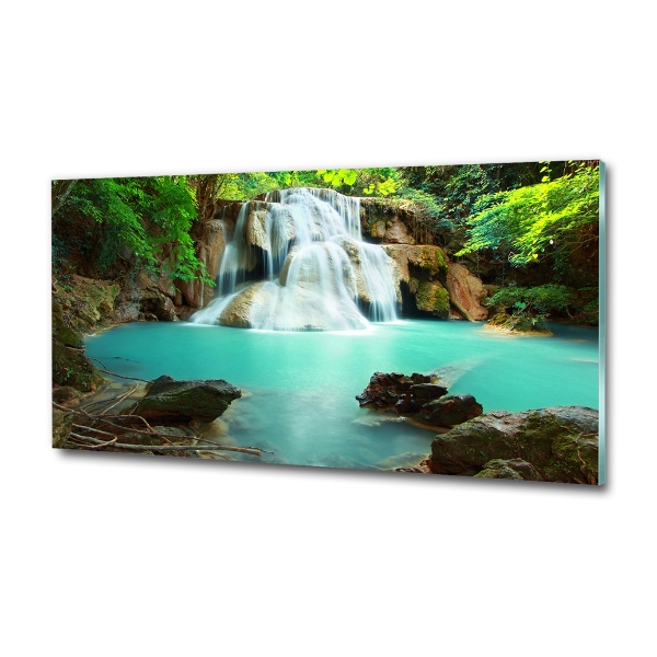 Glass picture print Cascade