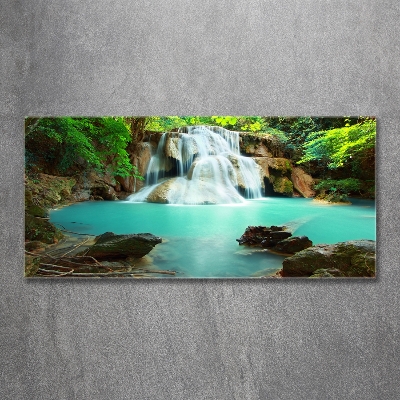 Glass picture print Cascade