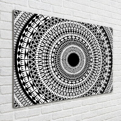 Wall art on glass Ornaments circle