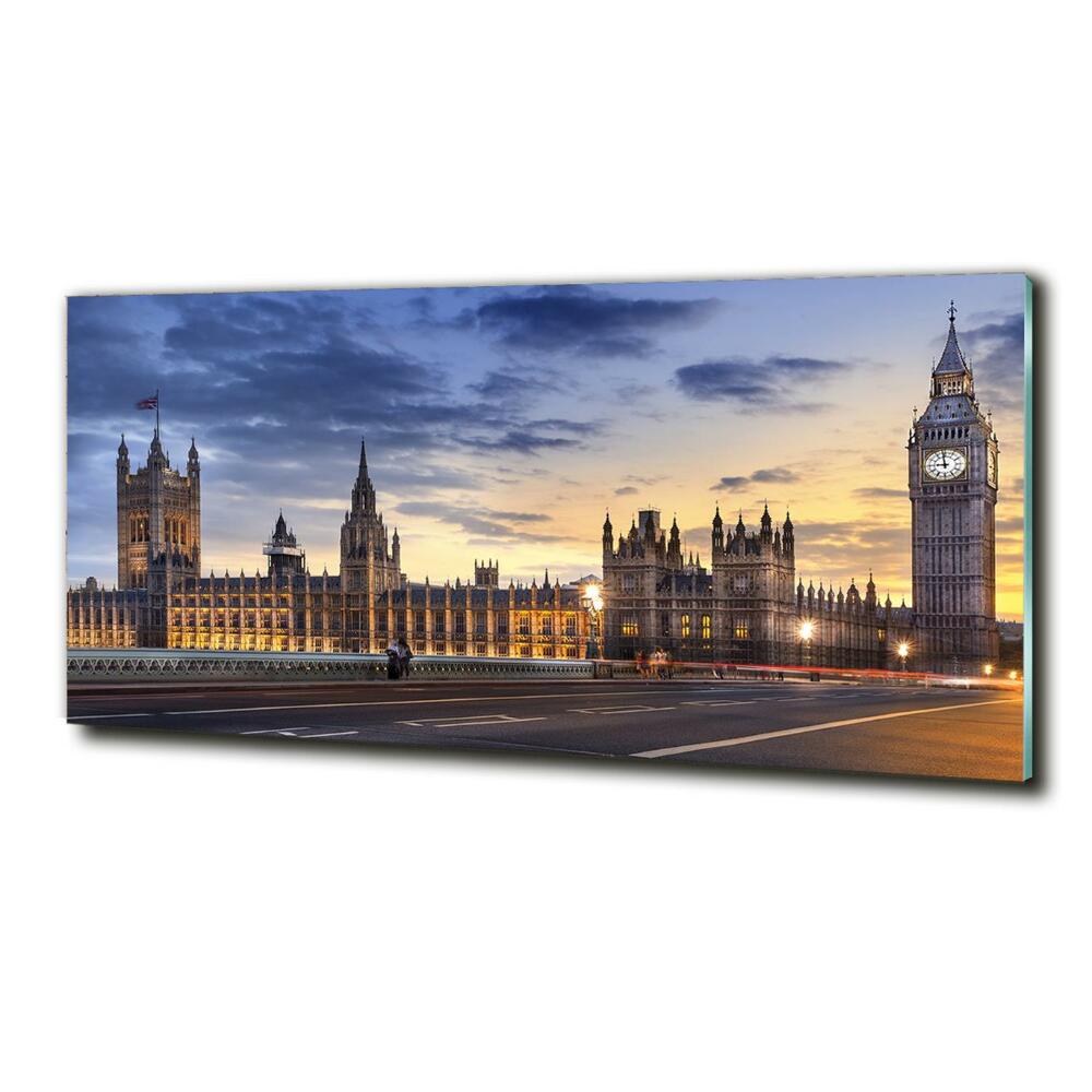 Photo printed on glass Big ben london