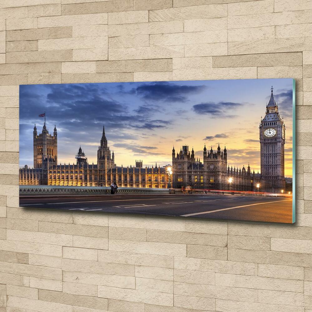 Photo printed on glass Big ben london