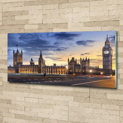 Photo printed on glass Big ben london