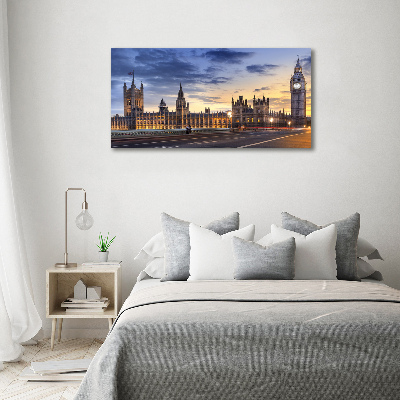 Photo printed on glass Big ben london