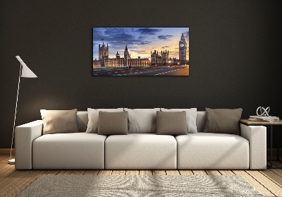 Photo printed on glass Big ben london