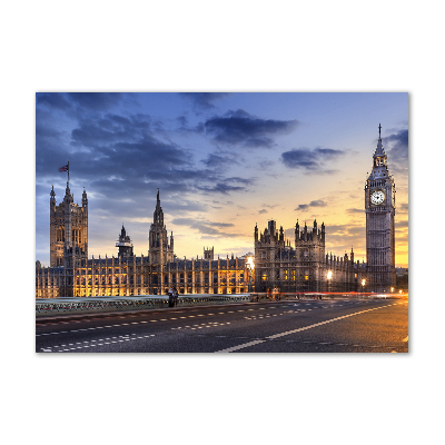 Photo printed on glass Big ben london