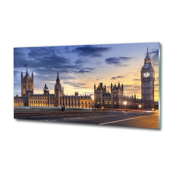 Photo printed on glass Big ben london