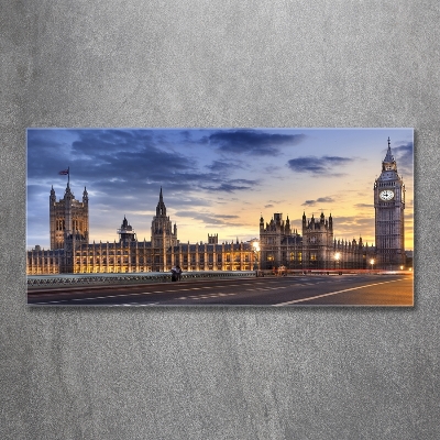 Photo printed on glass Big ben london