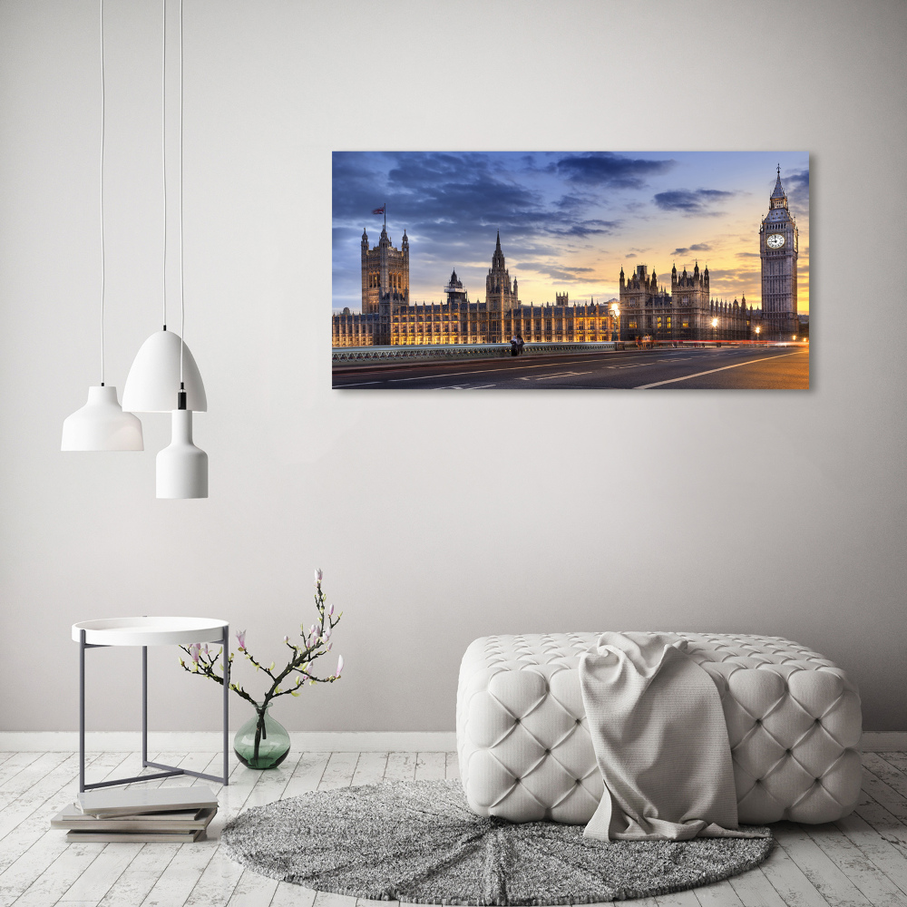 Photo printed on glass Big ben london