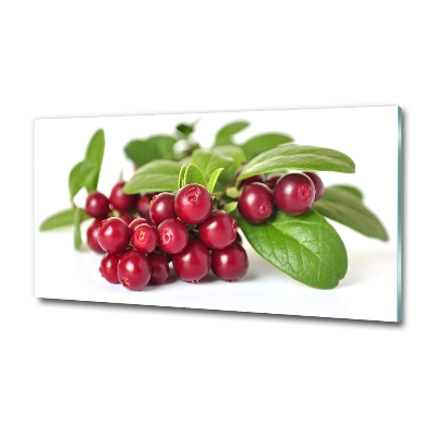 Glass picture wall art Cowberry