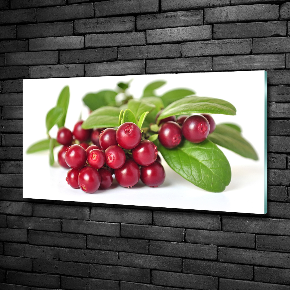 Glass picture wall art Cowberry