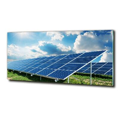 Wall art on glass Solar batteries