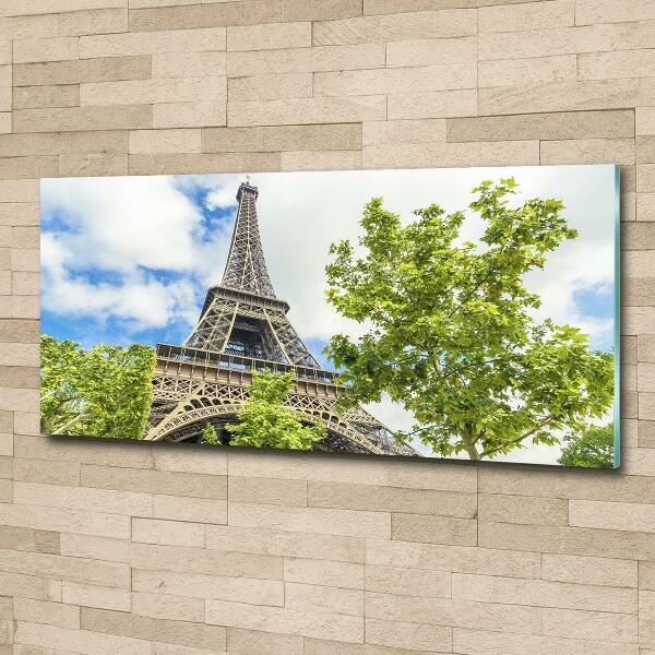 Glass picture wall art Eiffel paris tower