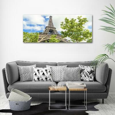 Glass picture wall art Eiffel paris tower