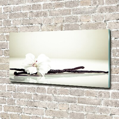 Glass wall art large Vanilla chick