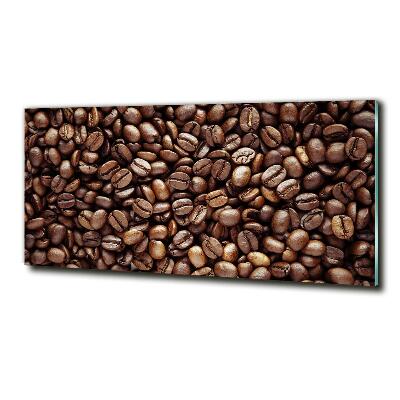 Printed glass wall art Coffee beans