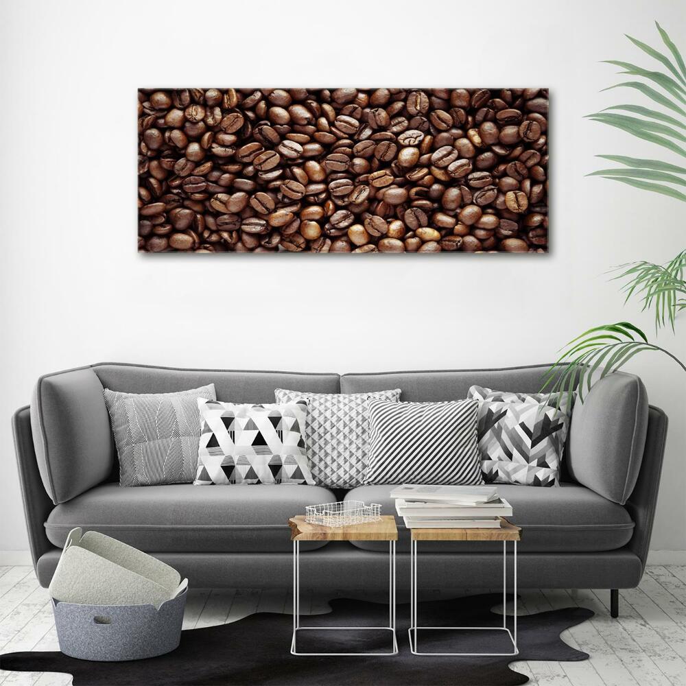 Printed glass wall art Coffee beans