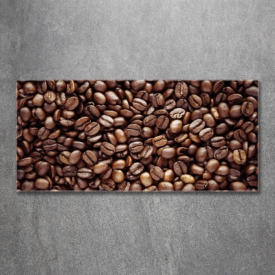 Printed glass wall art Coffee beans