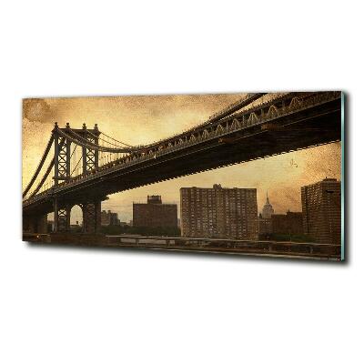 Glass picture wall art Manhattan new york