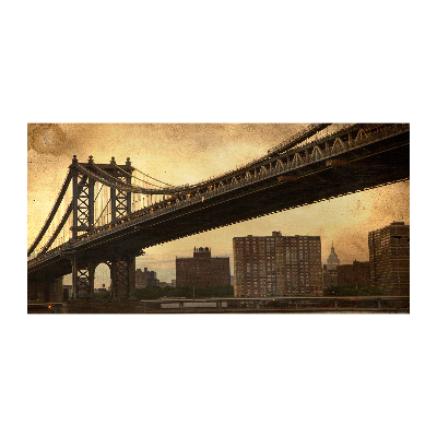 Glass picture wall art Manhattan new york