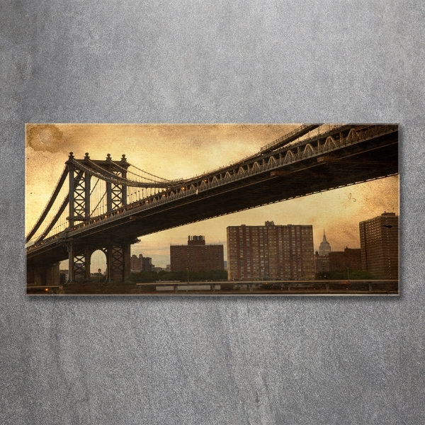 Glass picture wall art Manhattan new york