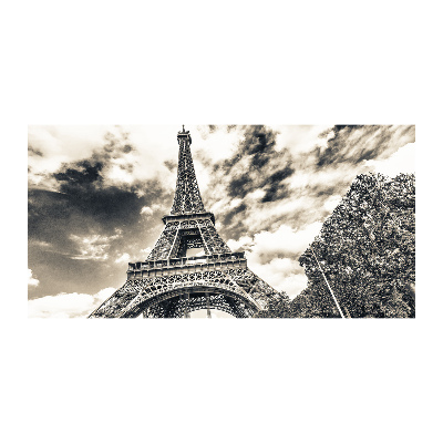 Photo printed on glass Eiffel paris tower