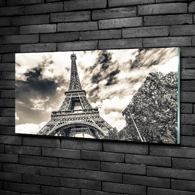 Photo printed on glass Eiffel paris tower