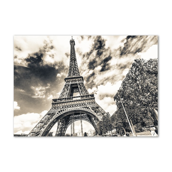 Photo printed on glass Eiffel paris tower