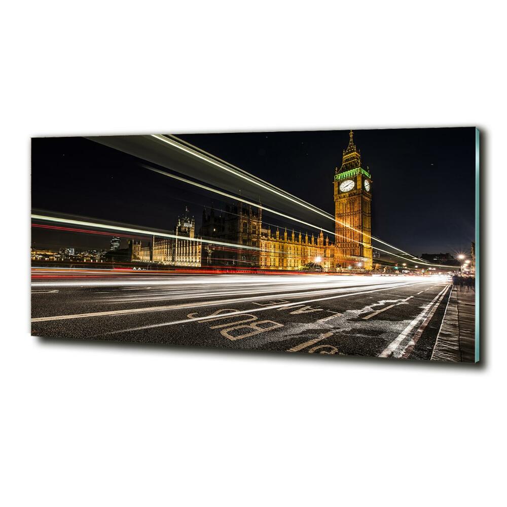 Glass picture wall art Big ben london