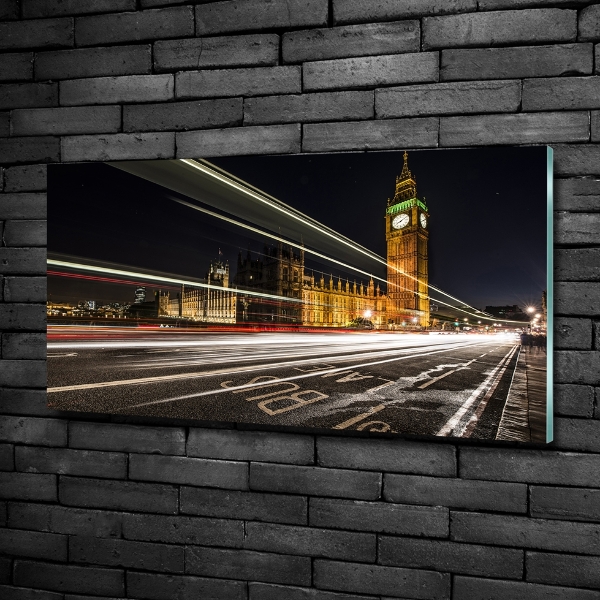 Glass picture wall art Big ben london