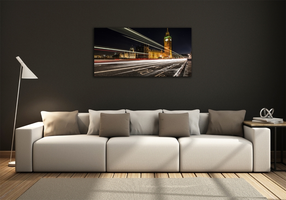 Glass picture wall art Big ben london