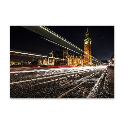 Glass picture wall art Big ben london