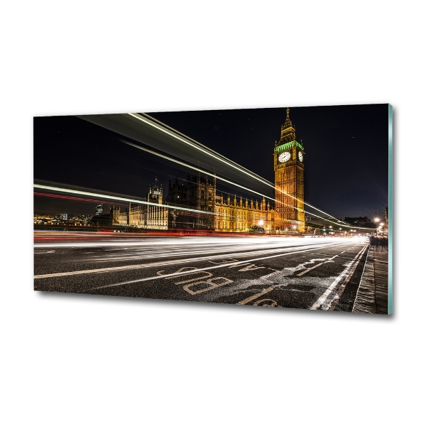 Glass picture wall art Big ben london