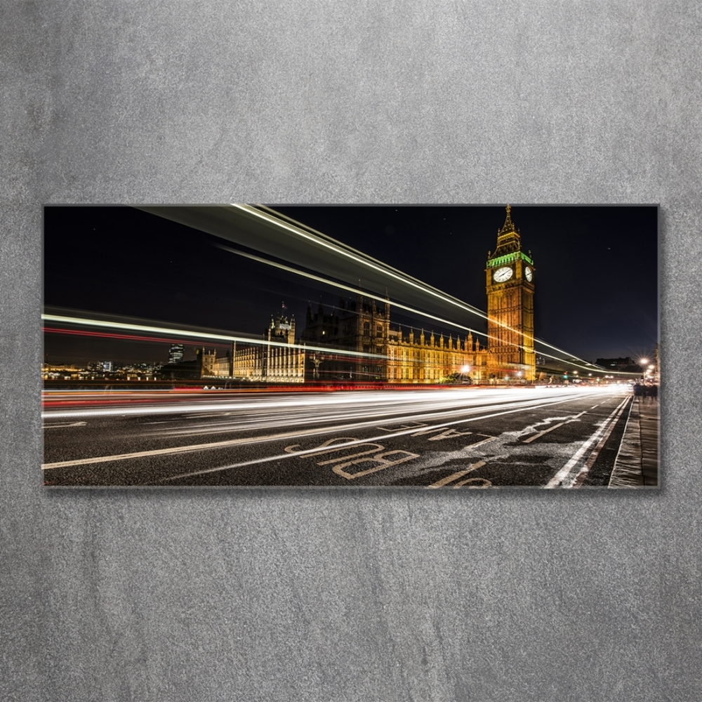 Glass picture wall art Big ben london