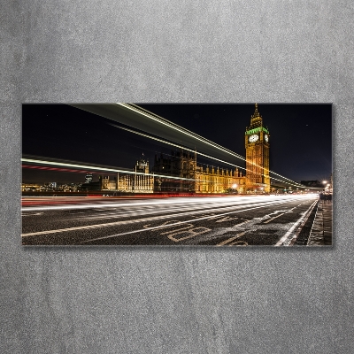 Glass picture wall art Big ben london