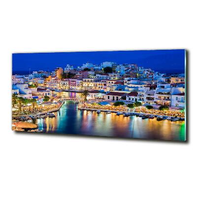 Printed glass wall art Crete greece