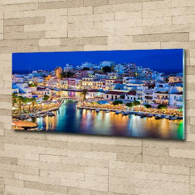 Printed glass wall art Crete greece