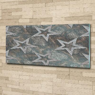 Glass art print Stone stars