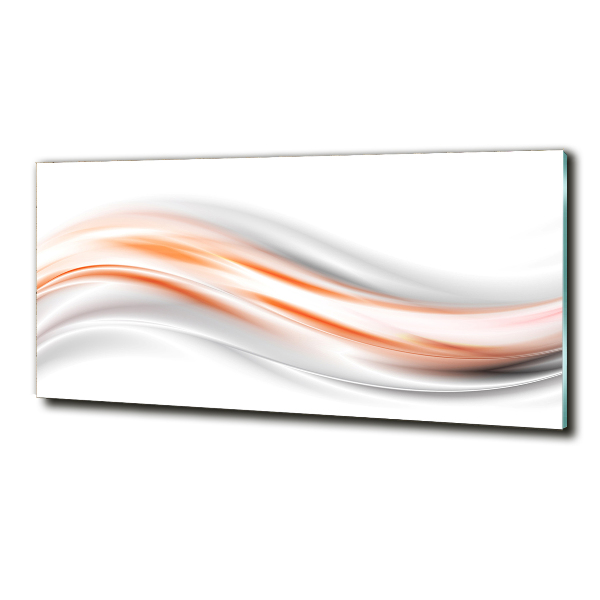 Glass art print Wave abstraction