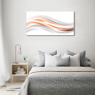 Glass art print Wave abstraction