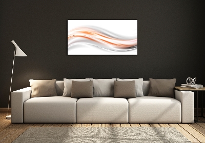 Glass art print Wave abstraction