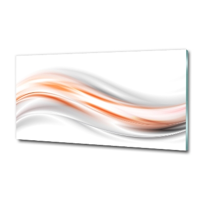 Glass art print Wave abstraction